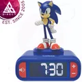 Lexibook RL800SN 3D Igel Sonic Kinderuhr Mit Nachtlicht│Blau