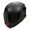 EXO-GT SP Air Solid Motorrad Helm, Matt Schwarz Rot