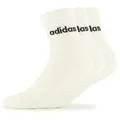 adidas - Cushioned Linear Crew 3-Pack - Multifunktionssocken 40-42 | EU 40-42 weiß