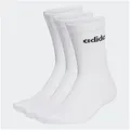 adidas Sportswear Sportsocken LINEAR CREW CUSHIONED SOCKEN, 3 PAAR (3-Paar) weiß M (40/42)