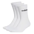 adidas Sportsocken Linear Crew Cushioned (Baumwolle, durchgehend gepolstert) weiss - 3 Paar, Größe: 40-42