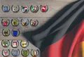 hegibaer Anstecknadel Set hegibaer Sammlung Bundesländer Wappen Deutschland Metall Pin Anstecker (18-tlg), Sammlung