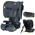 LIONELO NELLY I-SIZE Faltbarer Kindersitz 76-150 cm (ca. 15 Monate - 12 Jahre) Gruppe 1 2 3 Einbau mit ISOFIX und TT-Gurt hinten, Seitenschutz, Kopfstützen- und Rückenlehnenverstellung