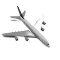 QIYUMOKE Flugzeugmodell Sammlerstück A380 Airbus A380 Modell Singapore Detailget