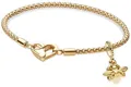 Pandora Damenarmband Goldfarben Leuchtendes Glühwürmchen Geschenkset 68298-20 20 cm