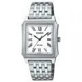 Casio MTP-B190D-7B Elegant Square Herrenuhr Quarz Stahlarmband