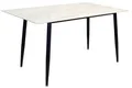 moebel-direkt-online Esstisch mit großer Steinplatte 140x80 cm, Tischplatte aus gesintertem Stein