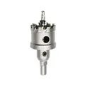 Meccion Lochsäge Hartmetall-Bohrer, Hochwertiger TCT Metall Lochsäge Bohrer für Edelstahl, Eisen, Legierung, Holz, Kunststoff (38mm)