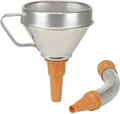 Pressol Metall-Trichter mit flexiblem Auslauf 02645 Abmessungen:(Ø) 160 mm Inhalt 1.3 l (02645)