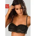 petite fleur gold Büstenhebe mit eleganter Spitze, sexy Dessous, Reizwäsche schwarz 85