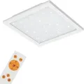 LED Panel Dimmbar Sternenhimmel Ultraflach CCT 36W weiß Metall Briloner - Weiß