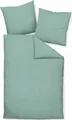 Janine Design Mako-Soft-Seersucker Bettwäsche-Garnitur PIANO 0125 Farbe salbeigrün Größe 240x220 +2x80x80cm