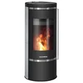 Oranier Pelletofen Carus 2.0 Speckstein, Korpus Stahl Schwarz 796422