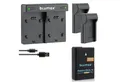Blumax Set mit Lader für Nikon EN-EL14 D3300 D5500 1300mAh Kamera-Ladegerät