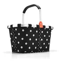 reisenthel carrybag in Mixed Dots – Stabiler Einkaufskorb mit viel Stauraum und praktischer Innentasche – Elegantes und wasserabweisendes Design