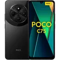 Xiaomi Poco C75 Smartphone 128GB 6GB RAM schwarz Android Handy LTE/4G 5160mAh