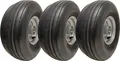 15x6.00-6 Multi Rib Rasenmäher Räder 6ply P508 Reifen Felge 20mm Lager (Satz von 3)
