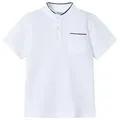 Mayoral Poloshirt mit Maokragen weiß 128