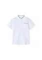 Mayoral Kurzarm Polo Shirt Maokragen für Jungen Weiss 8 Jahre (128cm)