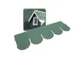 DAPRONA Dachschindeln Biberschwanz Dachschindeln, Rund 1m x 32cm, Grün, (20-St), Bitumenschindeln für Gartenhaus, Carport