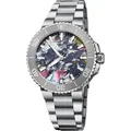 Oris Aquis Date 41,5mm Upcycle" 01 733 7766 4150-Set" - mehrfarbig,silber - 41,5mm