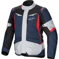 Alpinestars Adventure Jacke ST-1 Waterproof Dunkelblau/Schwarz/Leuchtend Rot