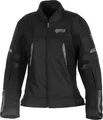 GMS Vega Damen Motorrad Textiljacke, schwarz, XS