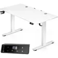 Höhenverstellbarer Schreibtisch Weiß 120x60x72-117cm
