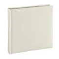 Hama Fotoalbum Jumbo 30x30 cm (Fotobuch mit 80 weißen Seiten, Album für 320 Fotos zum Selbstgestalten und Einkleben) beige pastell