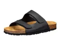 Lico Herren Bioline Man Hausschuhe, Schwarz Velcro, 48 EU