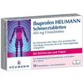 Heumann Ibuprofen Schmerztabletten 400 mg Filmtabletten 10 St