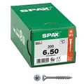 SPAX Universalschrauben T30 Senkkopf WIROX 0191010600505 6 mm x 50 mm, 200 St.