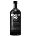 Absolut 100 Vodka - Absolut Black / 50 % Vol. / 1,0 Liter-Flasche