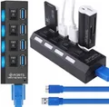 USB Verteiler 3.0 HUB Splitter Adapter Super Speed Datenhub 4 Port Laptop Retoo