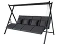 Gardissimo 4 Sitzer Hollywoodschaukel Alicia 4" - inkl. Liegefunktion, Gartenschaukel - Schaukel zum Sitzen, Liegen und Entspannen, einfache Montage - bis 360 kg belastbar