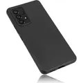 mumbi Hülle kompatibel mit Samsung Galaxy A53 5G Case Schutzhülle Tasche, Schwarz - Schwarz
