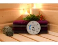 ​Karibu Sauna Hygrometer Classic 10 cm Metallgehäuse verchromt​