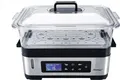 Steba Dampfgarer DG 2 | 6L | 1200W | 2 Einsätze | BPA-frei | Timer | Warmhaltefunktion | Edelstahl/Schwarz