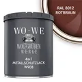 Metallschutzlack 4in1 Metalllack Metallfarbe Metallschutzfarbe W908 Rotbraun - 750ml