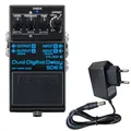 Boss SDE-3 Digital Dual Delay Pedal Effektgerät mit keepdrum 9V Netzteil