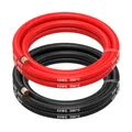 4 AWG Silikon Elektronik Kabel - 4 Gauge (21,2mm²) - 2 Kabel Jede 1,5m / 5ft