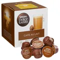NESCAFÉ DOLCE GUSTO® CAFÉ AU LAIT Kaffeekapseln, Robustabohnen kräftig, 16...