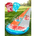Wasserrutsche Kinder Erwachsene Wasser Rutsche 22,5ft Hai Sprinkler Garten