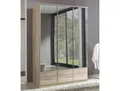 Kleiderschrank WIMEX Imago , braun (struktureichefarben hell), B:135cm H:199cm T:58cm, Schränke, Kleiderschrank