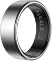 HAALE Smart Ring Android & iOS Bluetooth 5.0 - Smartringe für Damen - Smartringe Für Herren - Fitness Ring IP68 Wasserdicht - Fitnessring Schwedische Qualität (Brushed Silver, 7 / Small)