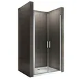 i-flair Duschtür LARA 83x180 cm Verstellbereich von 83-86 cm, Höhe: 180 cm, Duschabtrennung aus 6 mm durchsichtigem ESG Sicherheitsglas mit Nanobeschichtung und Edelstahlgriffe - Alle Größen NC