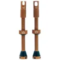 PEATY ́S x Chris King Tubeless Ventil Set (MK2) matte bourbon 80 mm