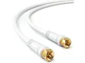 deleyCON deleyCON 10m SAT TV Antennenkabel Koaxial Kabel HDTV 4-fach Schirmung SAT-Kabel