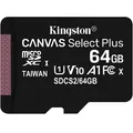Speicherkarte Kingston Canvas Select Plus MICRO SDXC CARD 64GB Class A1