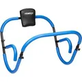 Relaxdays Bauchtrainer AB Roller Aluminium Blau Rutschfest 66 cm x 71 cm x 71 cm 3 kg